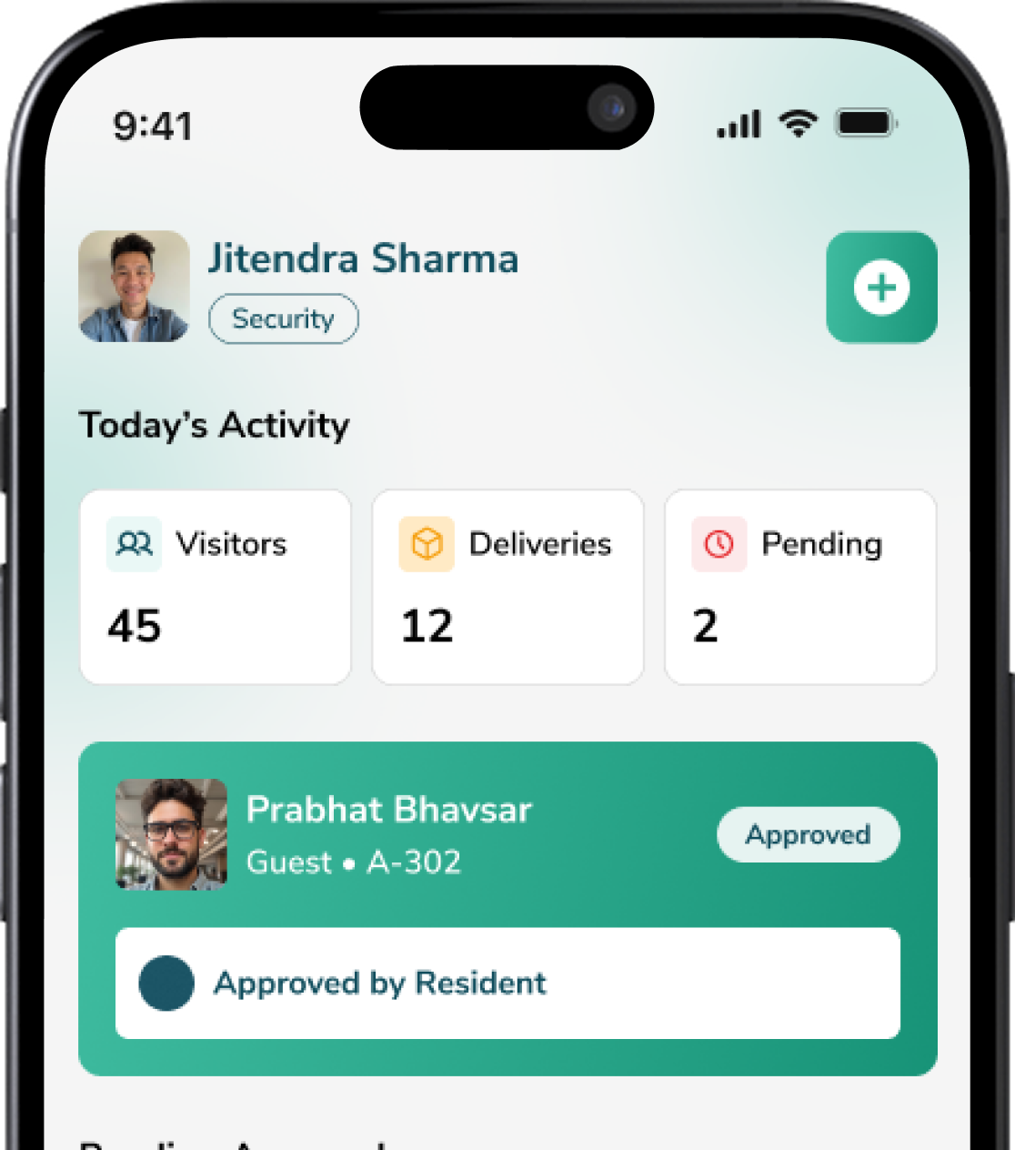 MaintainX Society Staff app dashboard